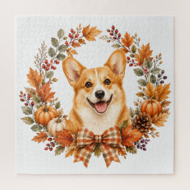 Quebra-cabeça Pembroke Welsh Corgi Outono