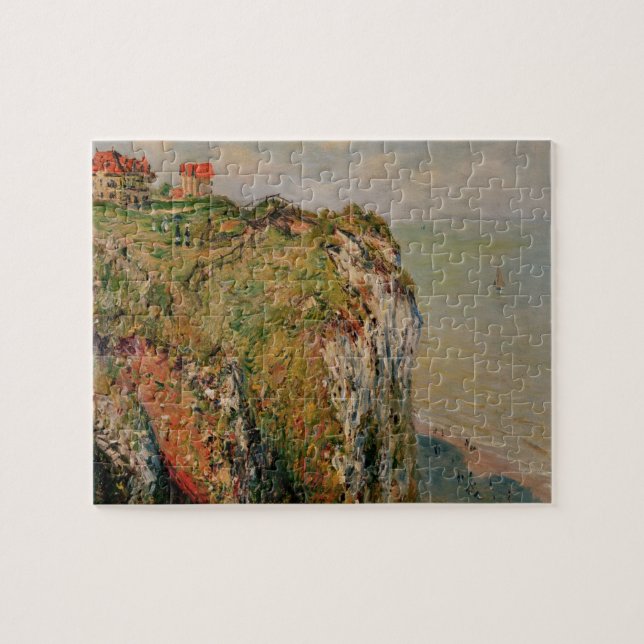 Quebra-cabeça Penhasco de Claude Monet | em Dieppe, 1882 (Horizontal)