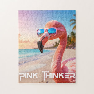 Quebra-cabeça PENSADOR ROSA Flamingo Rosa