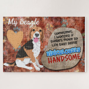 Quebra-cabeça Pensamento hilário do seu Beagle