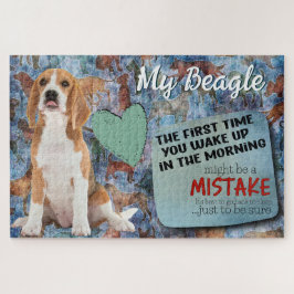 Quebra-cabeça Pensamento hilário do seu Beagle