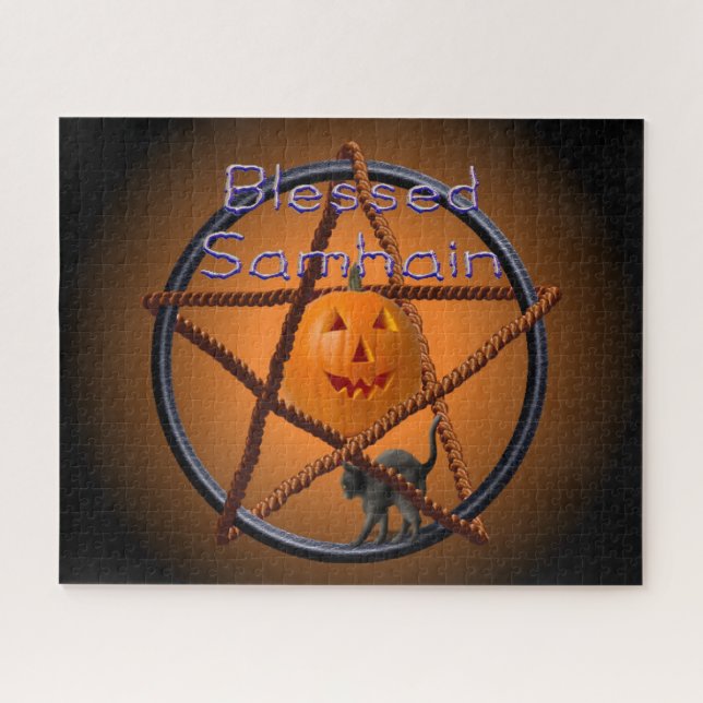 Quebra-cabeça pentáculo de samhain (Horizontal)