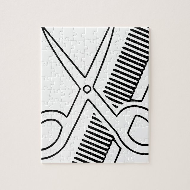 Quebra-cabeça Penteado (Vertical)