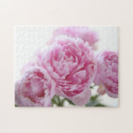 Quebra-cabeça Peônias cor-de-rosa