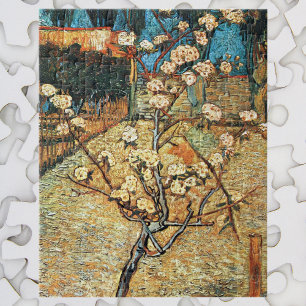 Quebra-cabeça Pequena árvore de pera em flor por Vincent van Gog