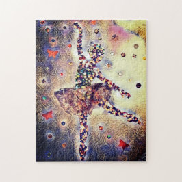 Quebra-cabeça Pequena Ballerina - Calçados de Balé para dança