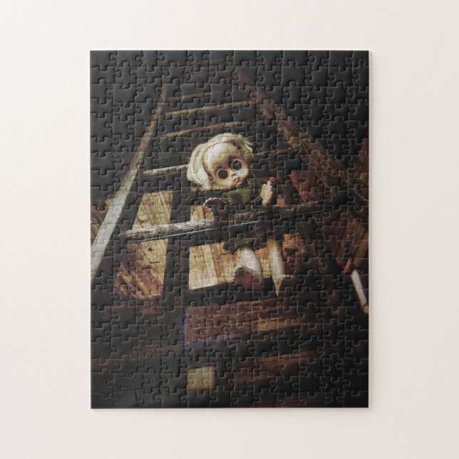 Quebra-cabeça Pequena Miss Creepy Doll (Vertical)