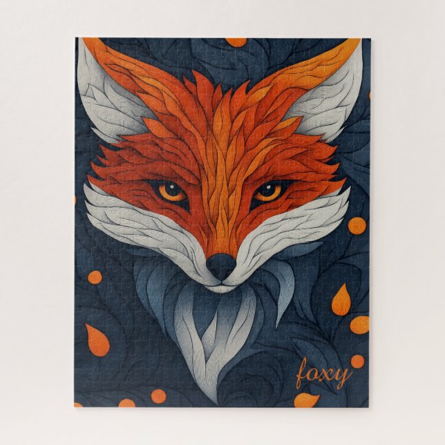 Quebra-cabeça Pequena Raposa Vermelha Foxy (Vertical)
