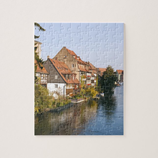 Quebra-cabeça Pequena Veneza (Klein Venedig) e Rio Regnitz (Vertical)