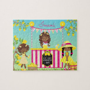 Quebra-cabeça Pequenas Meninas Limonadas Stand