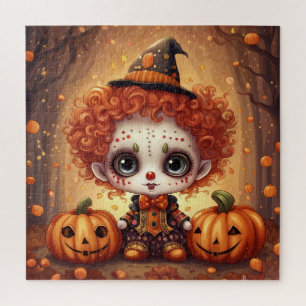 Quebra-cabeça Pequeno Palhaço de Halloween 1