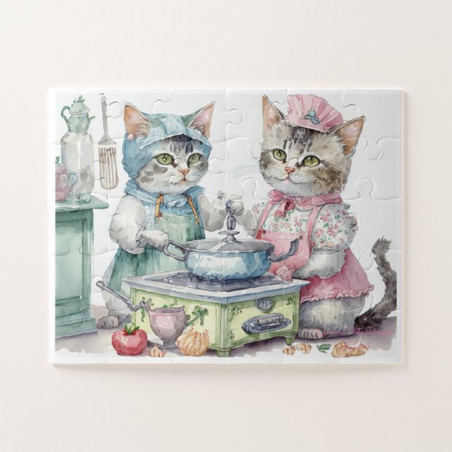 Quebra-cabeça Pequenos gatos (Horizontal)