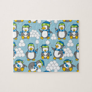 Quebra-cabeça Pequenos pinguins