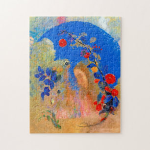 Quebra-cabeça Perfil debaixo de um arco, Redon