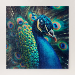 Quebra-cabeça Perfil Peacock