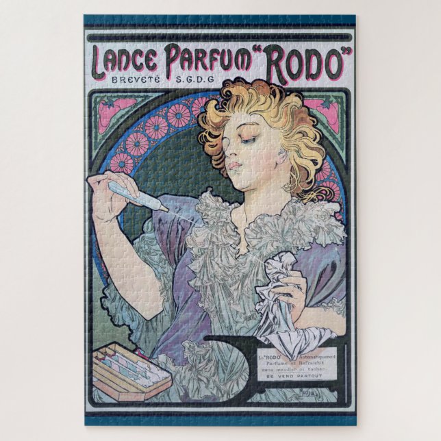 Quebra-cabeça Perfume, Alphonse Mucha (Vertical)