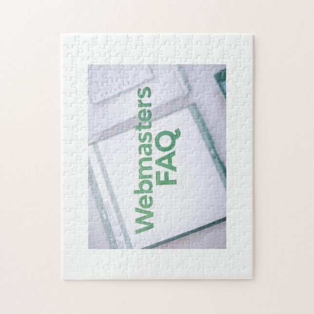Quebra-cabeça Perguntas frequentes sobre WebMasters (Vertical)