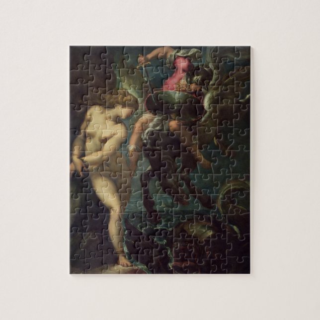 Quebra-cabeça Perseus e Andromeda, c.1610 (óleo em canvas) (Vertical)