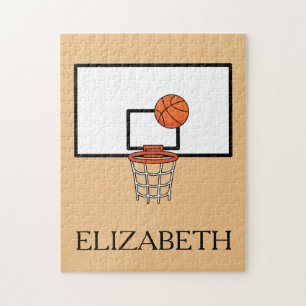 Quebra-cabeça Personalização de Hoop de Basquete