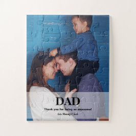 Quebra-cabeça Personalizada Foto da Família de Pais Personalizad