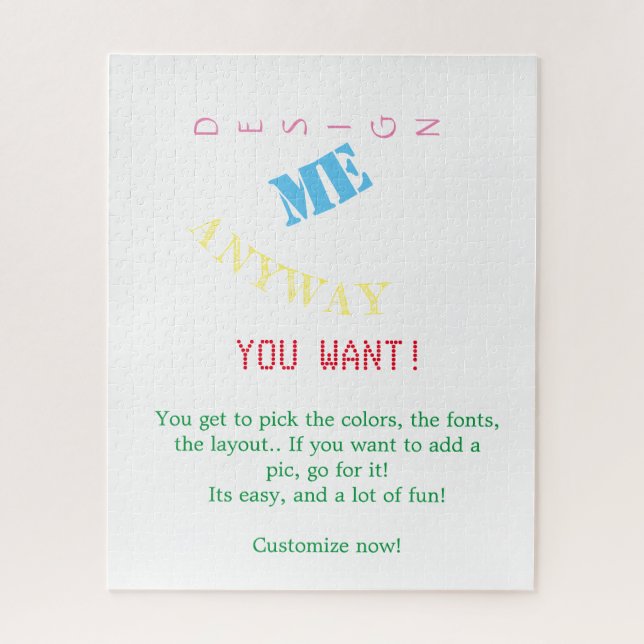 Quebra-cabeça Personalizado (Vertical)