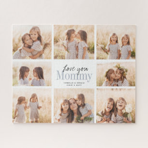 Quebra-cabeça Personalizado Ame Você Colagem de Fotos de Dia de