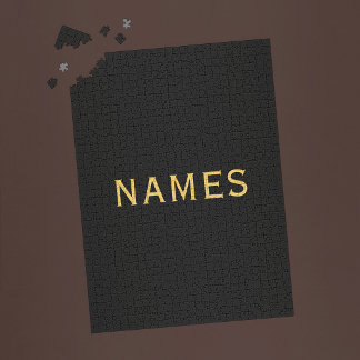 Quebra-cabeça Personalizado Com Sobrenome ou Apelido Neles