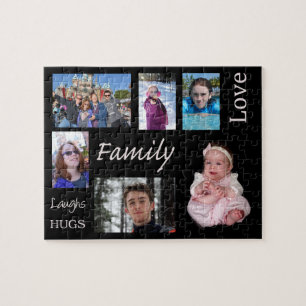 Quebra-cabeça personalizado da foto de família
