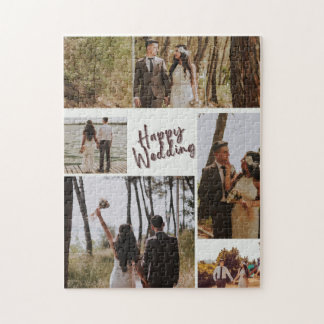 Quebra-cabeça Personalizado de Fotos de Casamento
