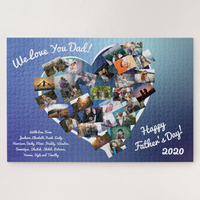 Quebra-cabeça Personalizado de Oferta de Colagem d (Horizontal)