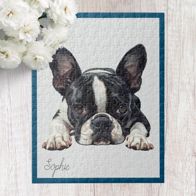 Quebra-cabeça Personalizado do Bulldog Francês (Criador carregado)