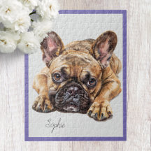 Quebra-cabeça Personalizado do Bulldog Francês