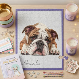 Quebra-cabeça Personalizado do Bulldog Inglês