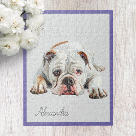 Quebra-cabeça Personalizado do Bulldog Inglês