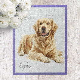 Quebra-cabeça Personalizado do Golden Retriever