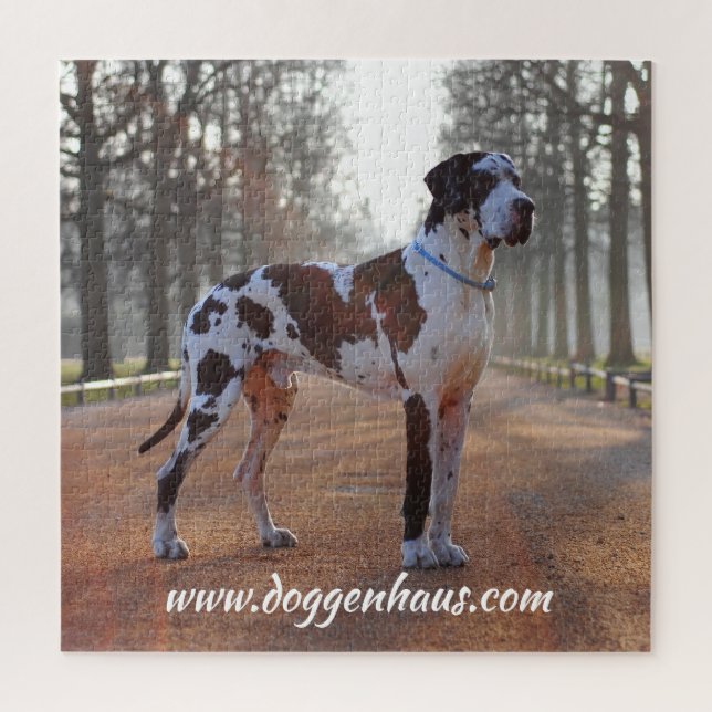 Quebra-cabeça Personalizado do Great Dane (Vertical)