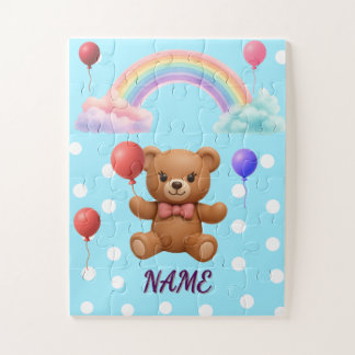 Quebra-cabeça Personalizado do Urso de Pelúcia com