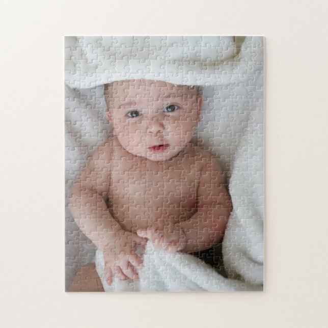 QUEBRA-CABEÇA PERSONALIZADO FOTO DE BEBÊ (Vertical)
