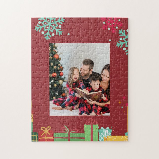 Quebra-cabeça Personalizado – Foto de Natal (Vertical)