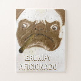 Quebra-cabeça Personalizado Grumpy AFICIONADO Puggy Cigar