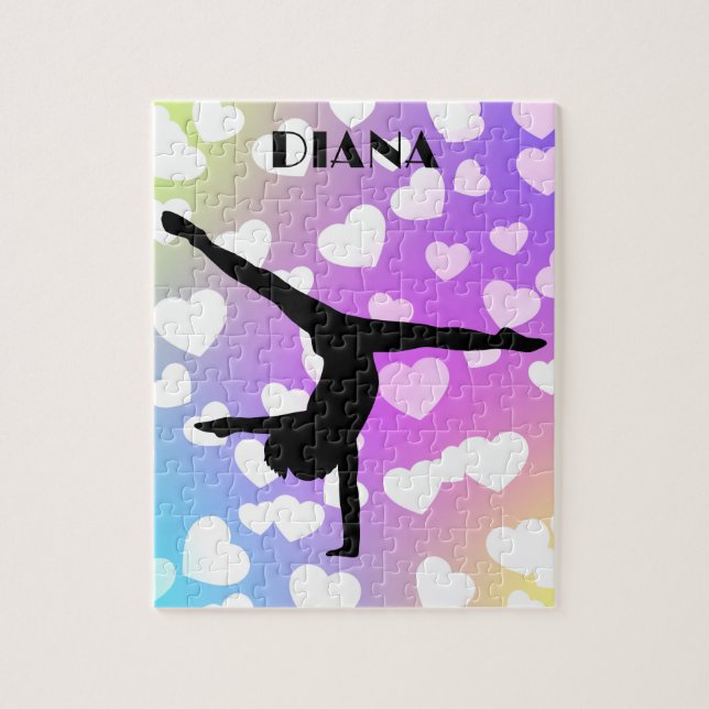 Quebra-cabeça Personalizado para GYMNASTICS de Cor (Vertical)