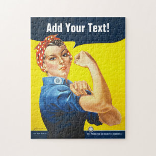 Quebra-cabeça Personalizado: Rosie, o Riveter, "Podemos fazer is