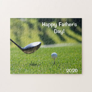 Quebra-cabeça Personalizar Golf de Dia de os pais