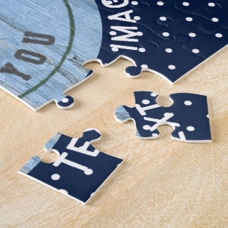 Quebra-cabeça Personalizar imagem e fundo | 20,32cm x 25,4cm