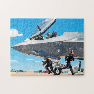 Quebra-cabeça Personalizar Nome de Crianças Pré-Voo F-35 Lightni
