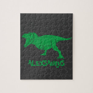 Quebra-cabeça Personalized Name Dinosaur  jigsaw puzzle