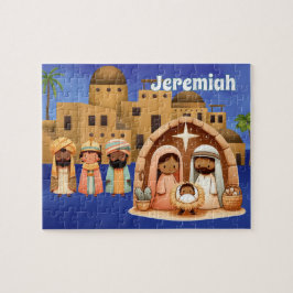 Quebra-cabeça Personalized Nativity 