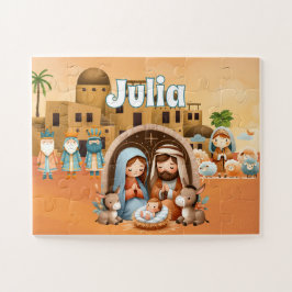 Quebra-cabeça Personalized Nativity 