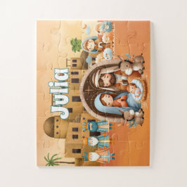 Quebra-cabeça Personalized Nativity 