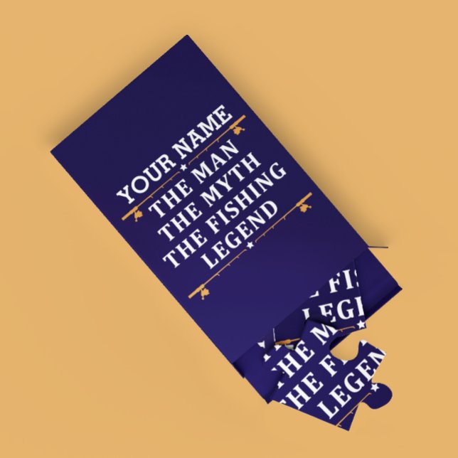 Quebra-cabeça Personalizou O Homem O Mito Da Lenda De Pesca (Criador carregado)